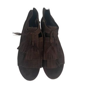 Elizabeth and James tassel boho ankle boots